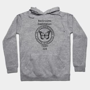 Backrooms Exploration Team Butterfly Hoodie